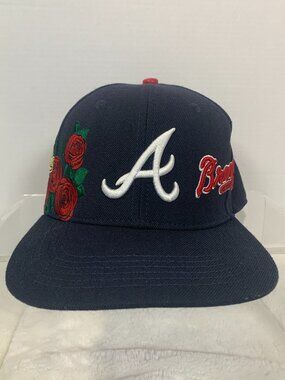 Atlanta Braves MLB Gold Rose Pro Standard Snapback Hat Cap 1995 World Series